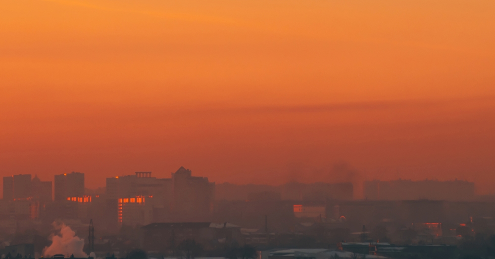 Sobotni mierzyński smog - czyli jak popsuła się jakość powietrza...
