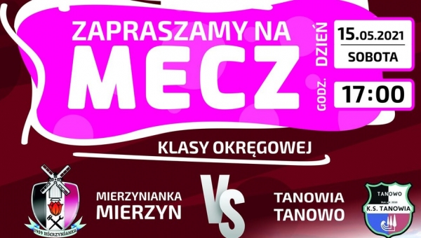 GKS Mierzynianka Mierzyn zaprasza na mecz