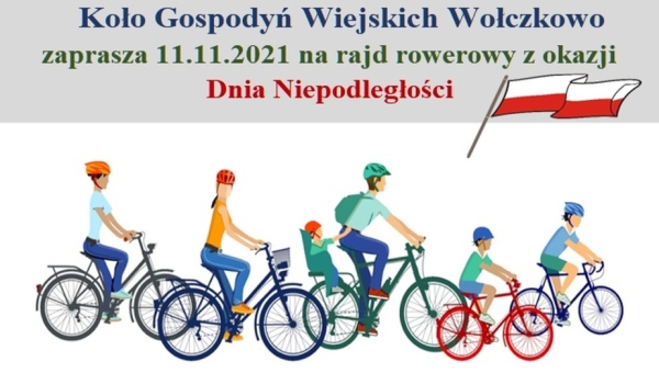 Wołczkowo: rajd rowerowy z okazji Dnia Niepodległości