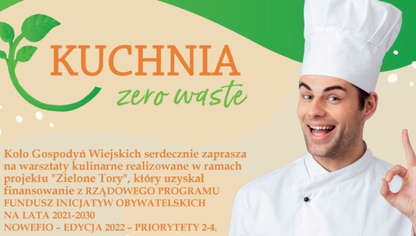 Warsztaty kulinarne w Mierzynie - kuchnia "zero waste"