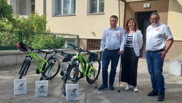 Gryfus przekazał dar serca - rowery dla dzieci z rodzin zastępczych