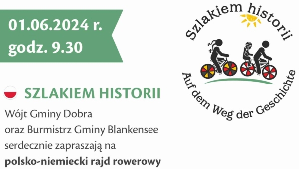 Zaproszenie na polsko-niemiecki rajd rowerowy - Szlakiem historii